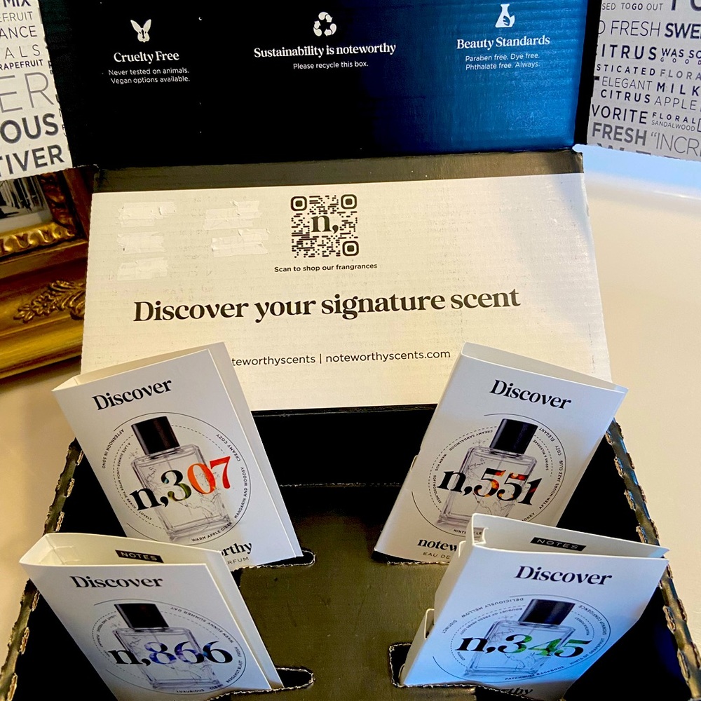 Noteworthy Scents Perfume samples